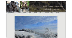 Desktop Screenshot of cocker-colours.com